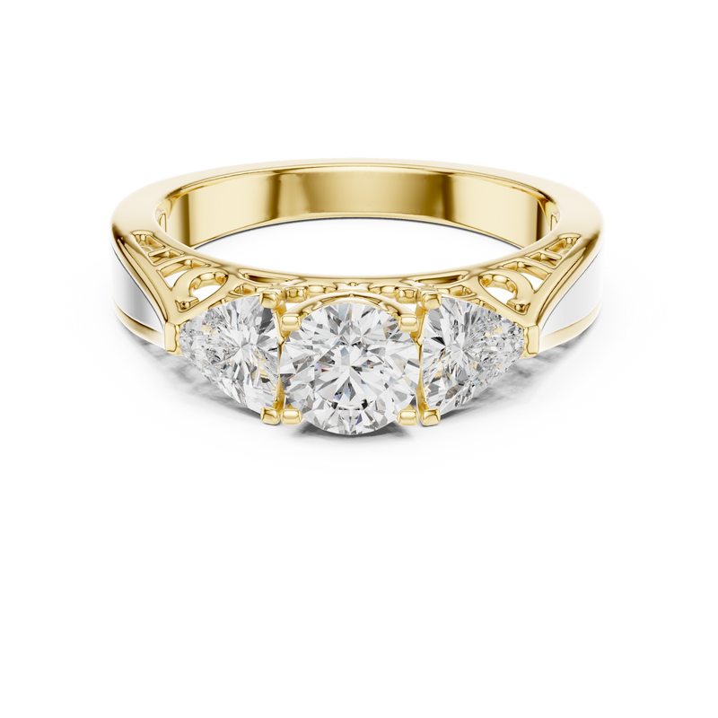 Threestone Ring