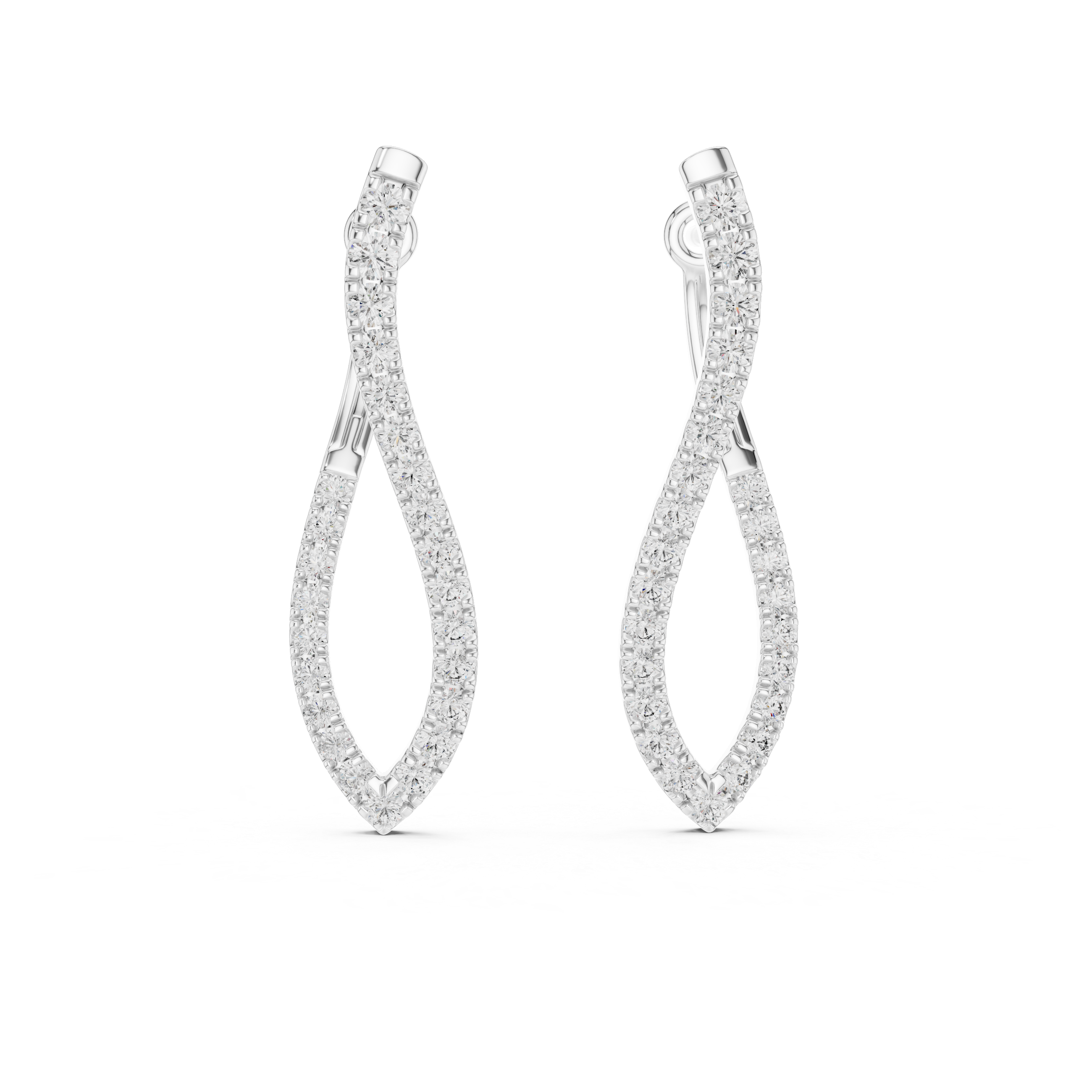 Seraphina Diamond Drop Earrings