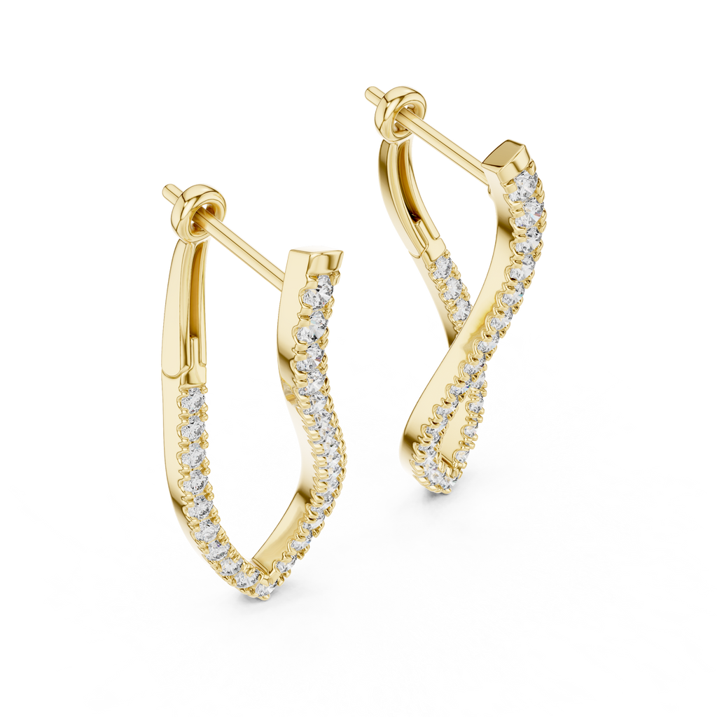 Seraphina Diamond Drop Earrings