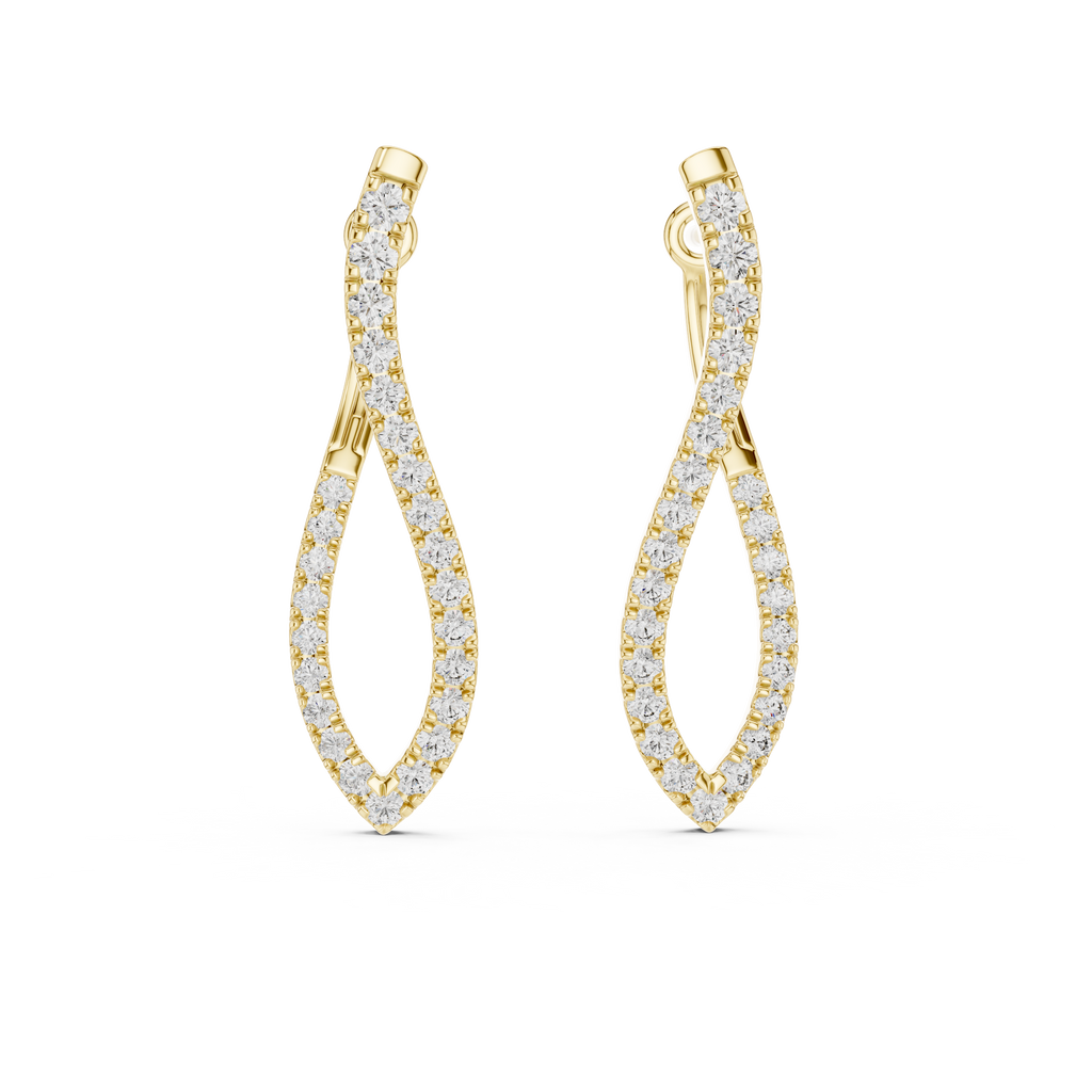 Seraphina Diamond Drop Earrings