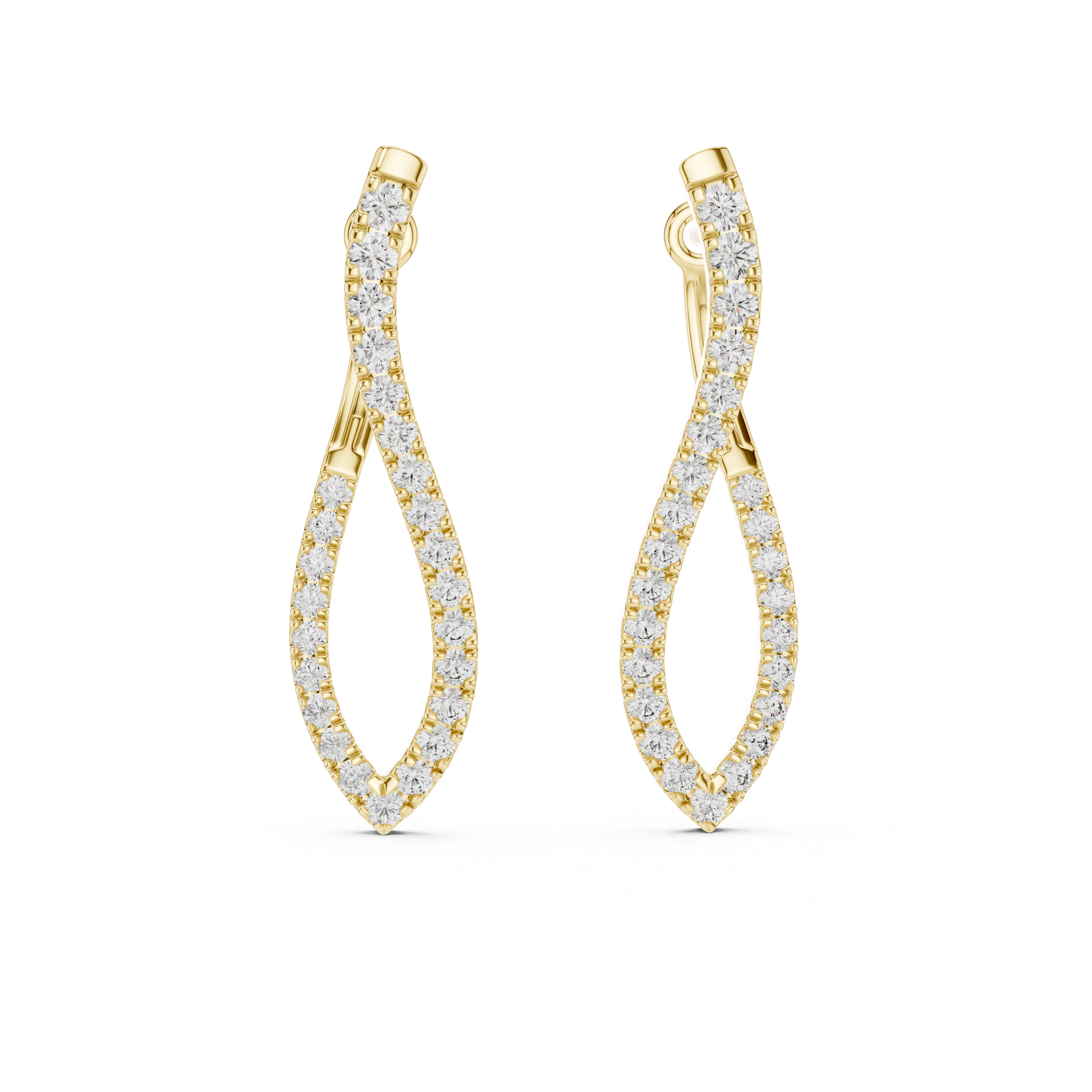 Seraphina Diamond Drop Earrings