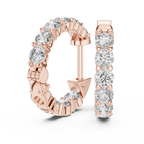 Elowen Diamond Hoops