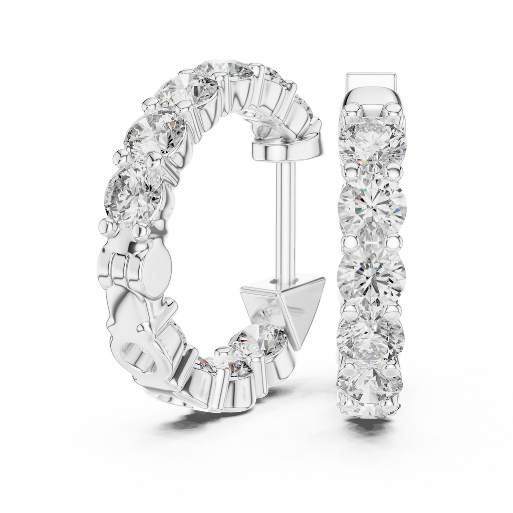 Elowen Diamond Hoops