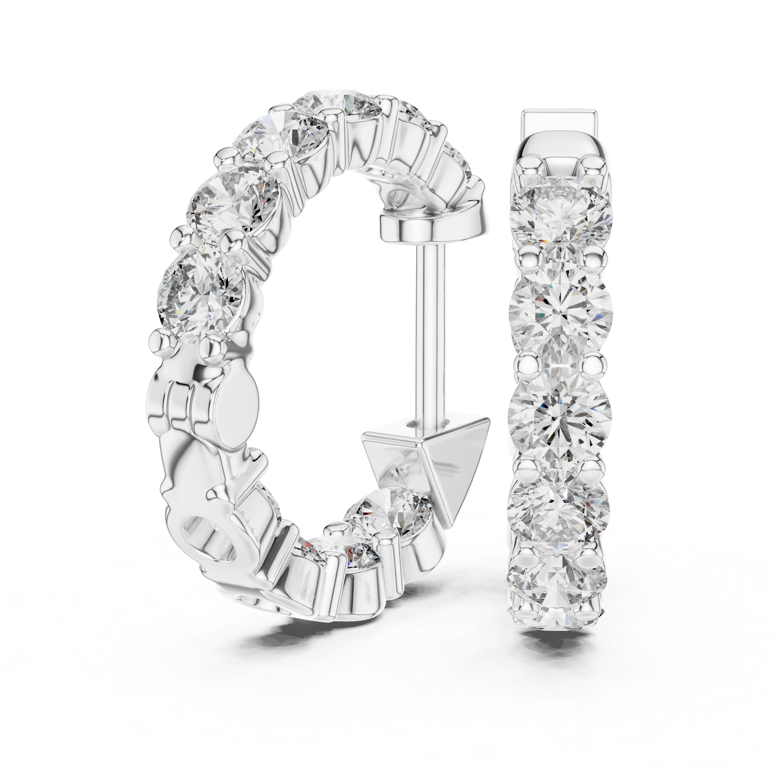 Elowen Diamond Hoops