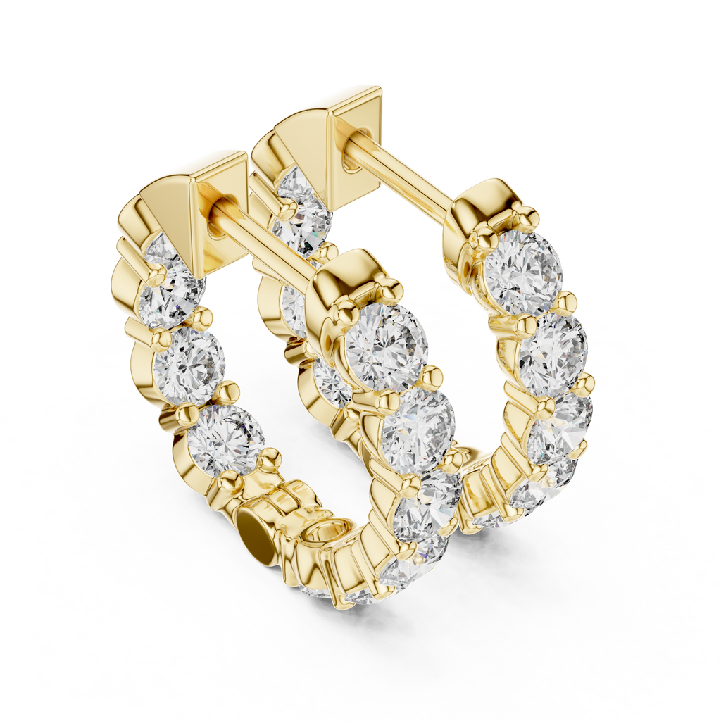 Elowen Diamond Hoops