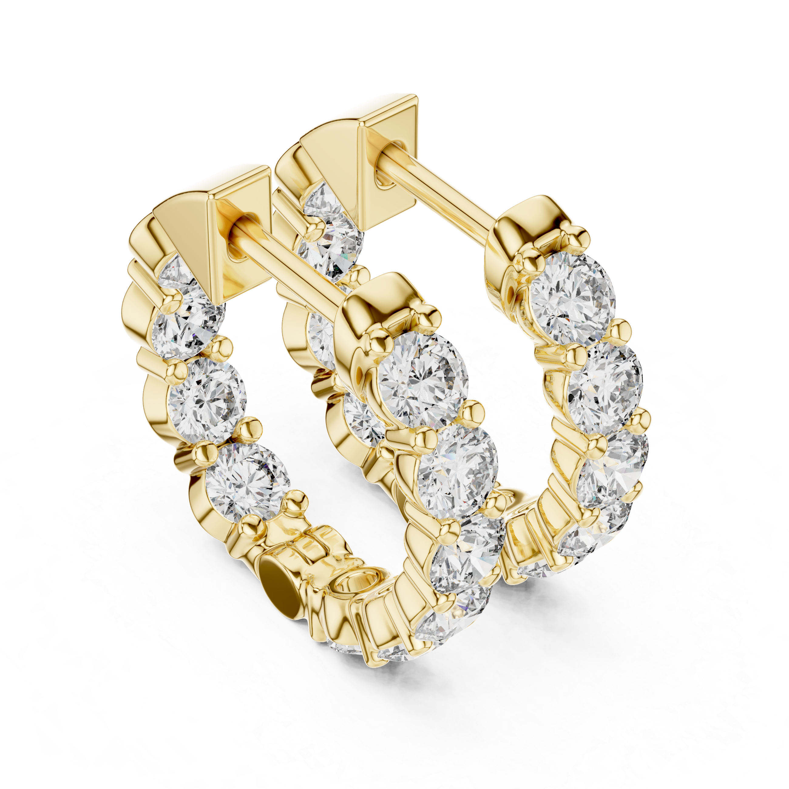 Elowen Diamond Hoops