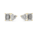 Amora Toi et Moi Diamond Stud Earrings