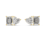 Amora Toi et Moi Diamond Stud Earrings