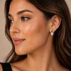 Diamond Frame Studs