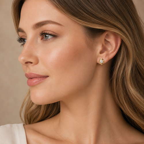 Compass Bloom Studs