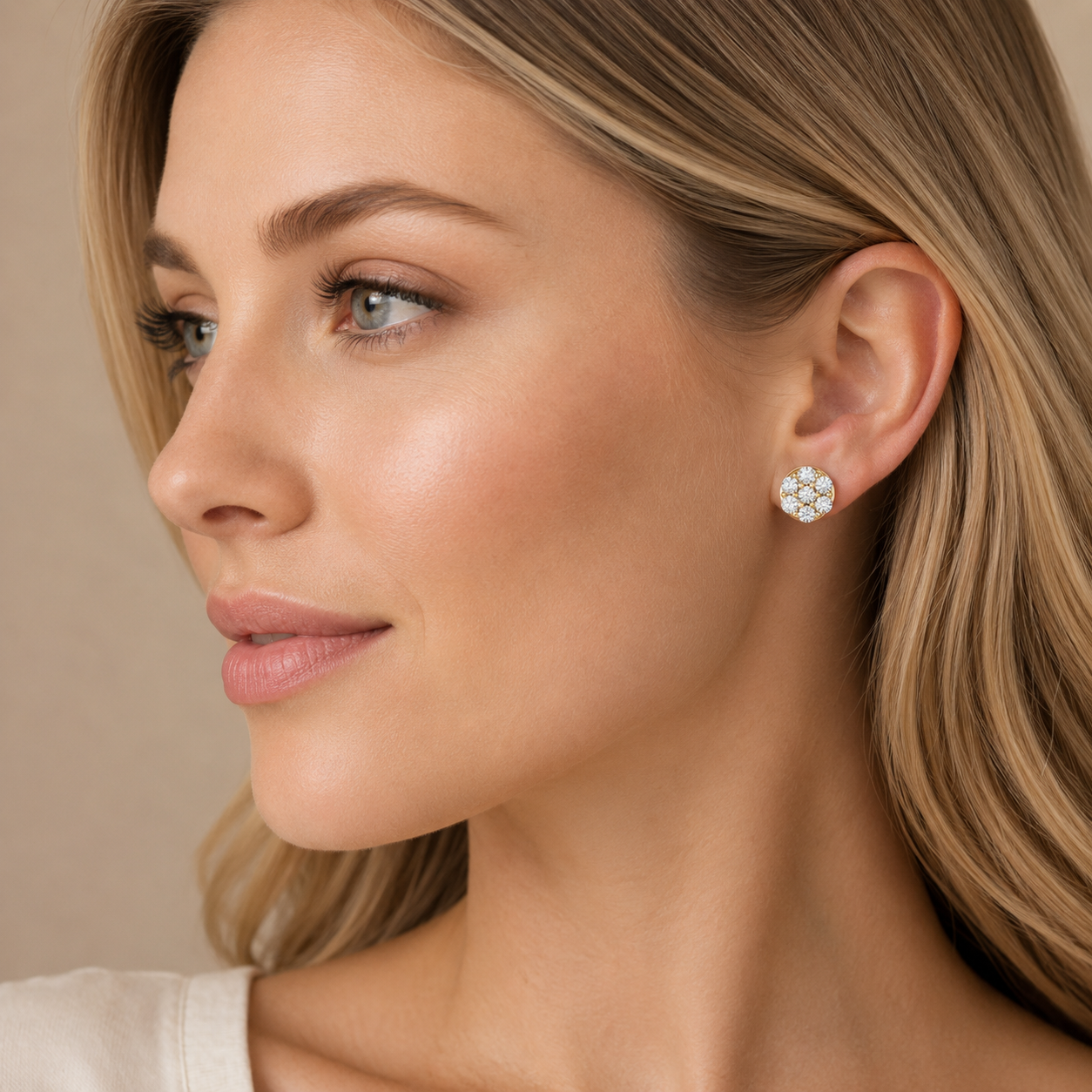 Floral Cluster Studs