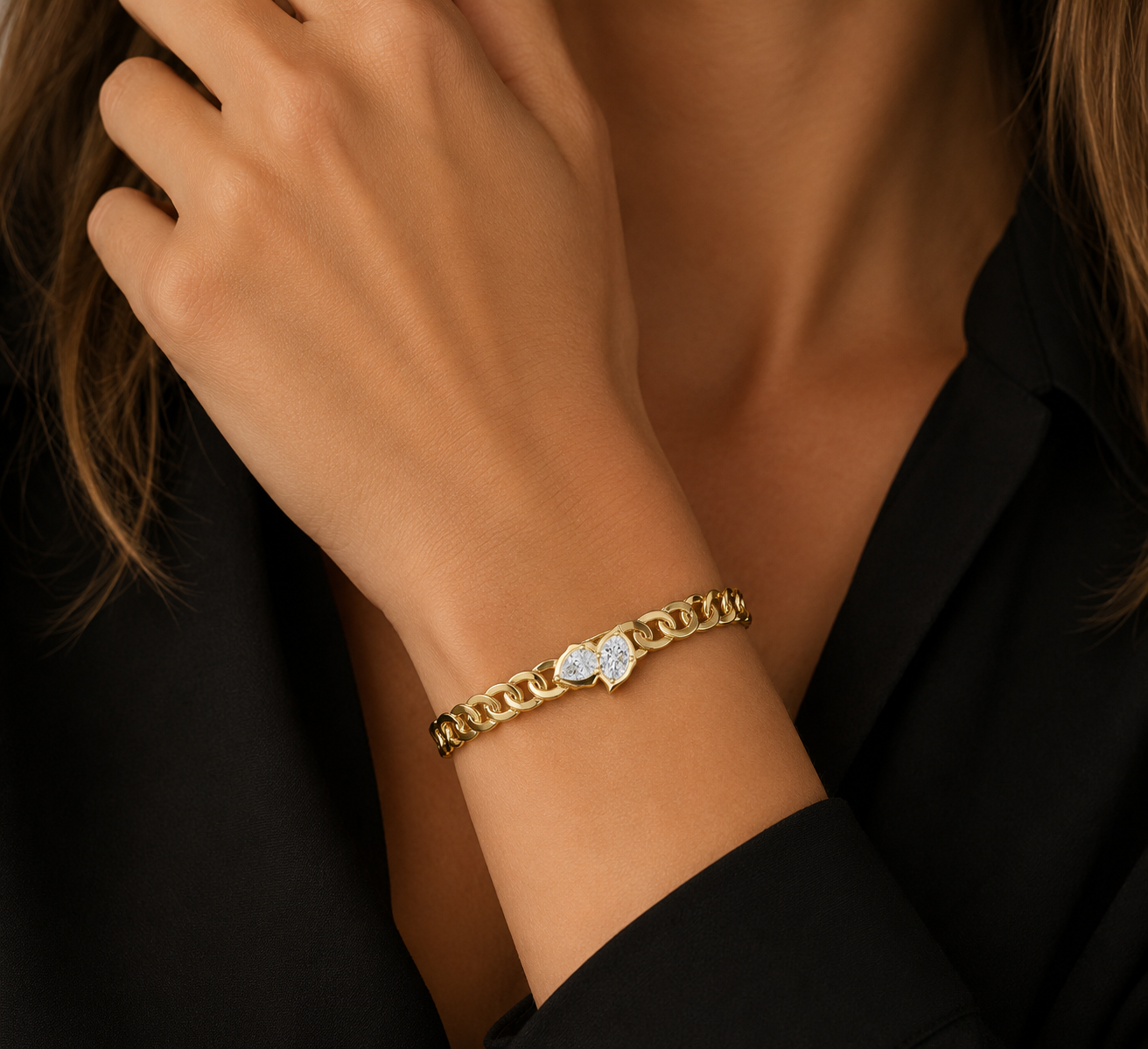 Marquise Link Bracelet