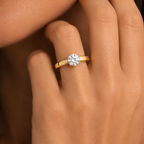 Aurora Solitaire Ring