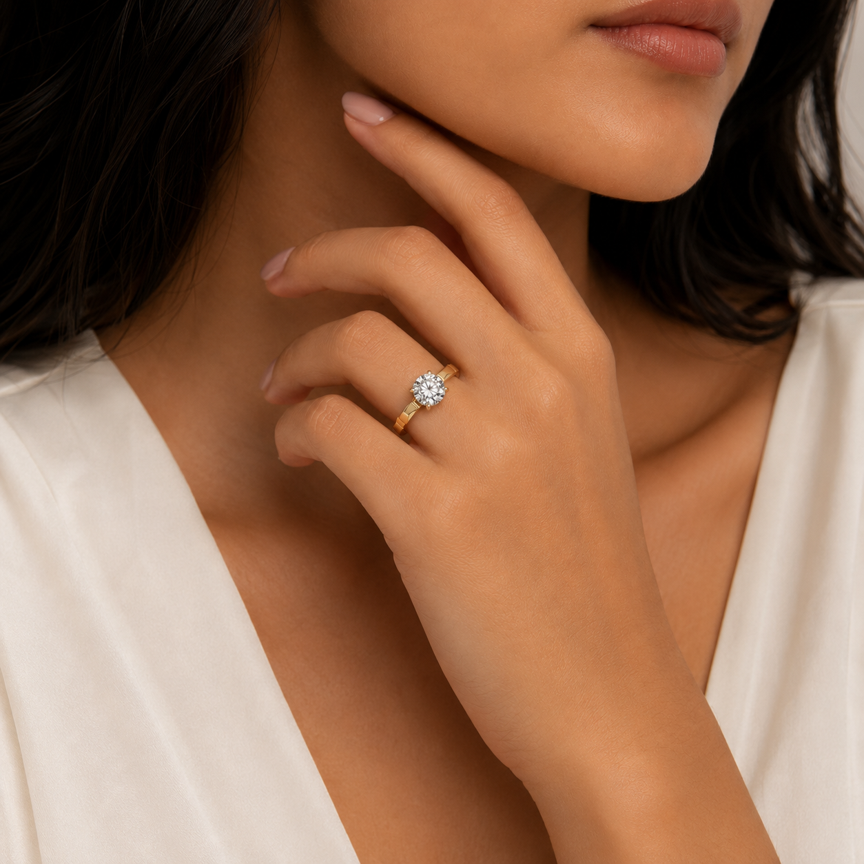 Monarch Solitaire Ring