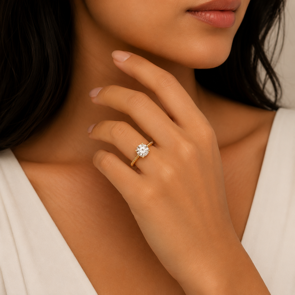 Everweave Solitaire Ring