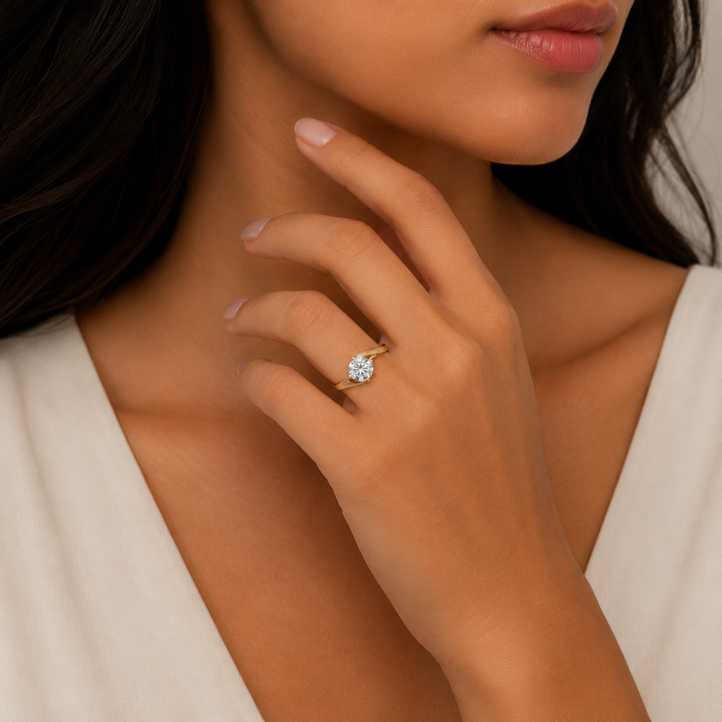 Embrace Solitaire Ring