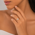 Petal Grace Solitaire Ring
