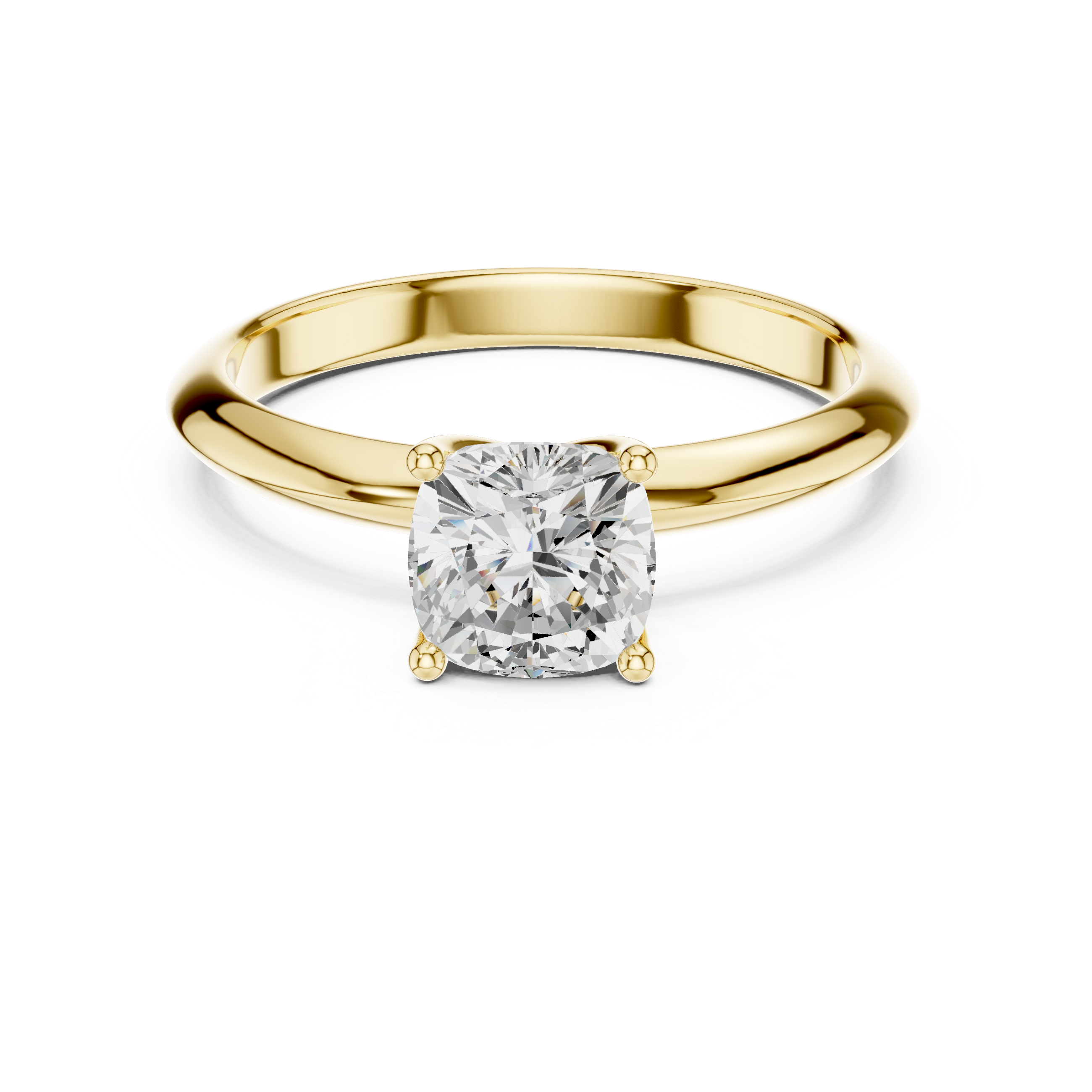 Vivara Cushion Solitaire Ring