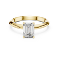 Miravel Emerald Solitaire Ring