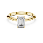 Miravel Emerald Solitaire Ring