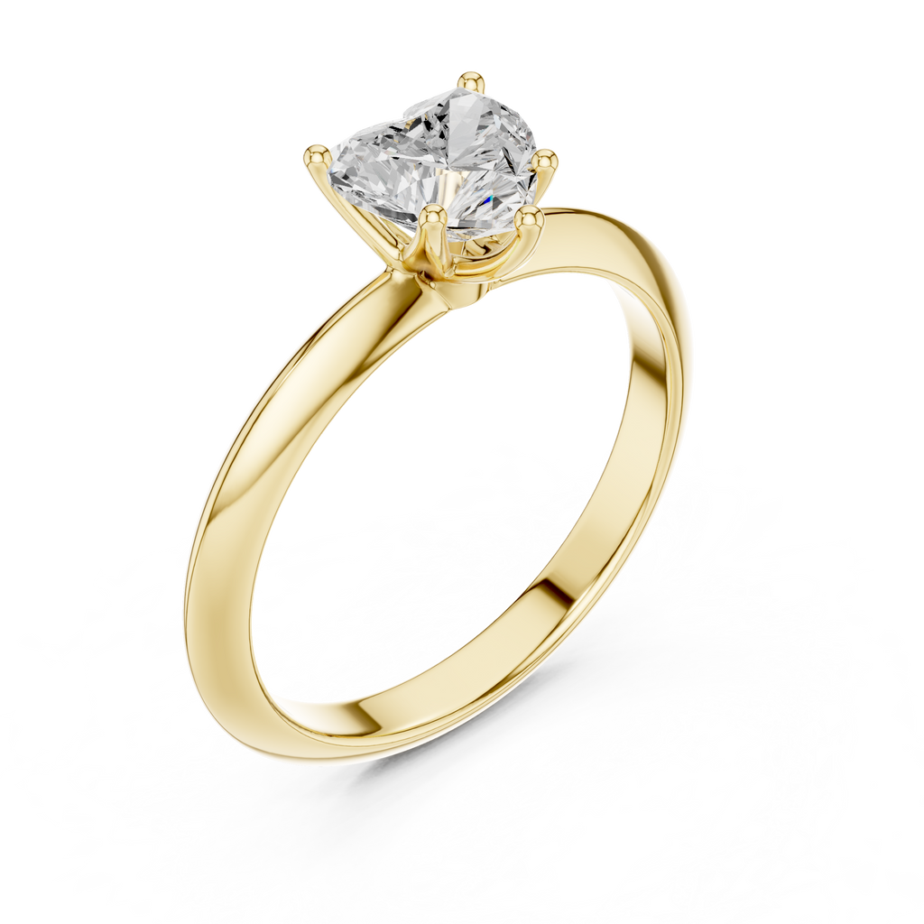 Avelisse Heart Solitaire Ring