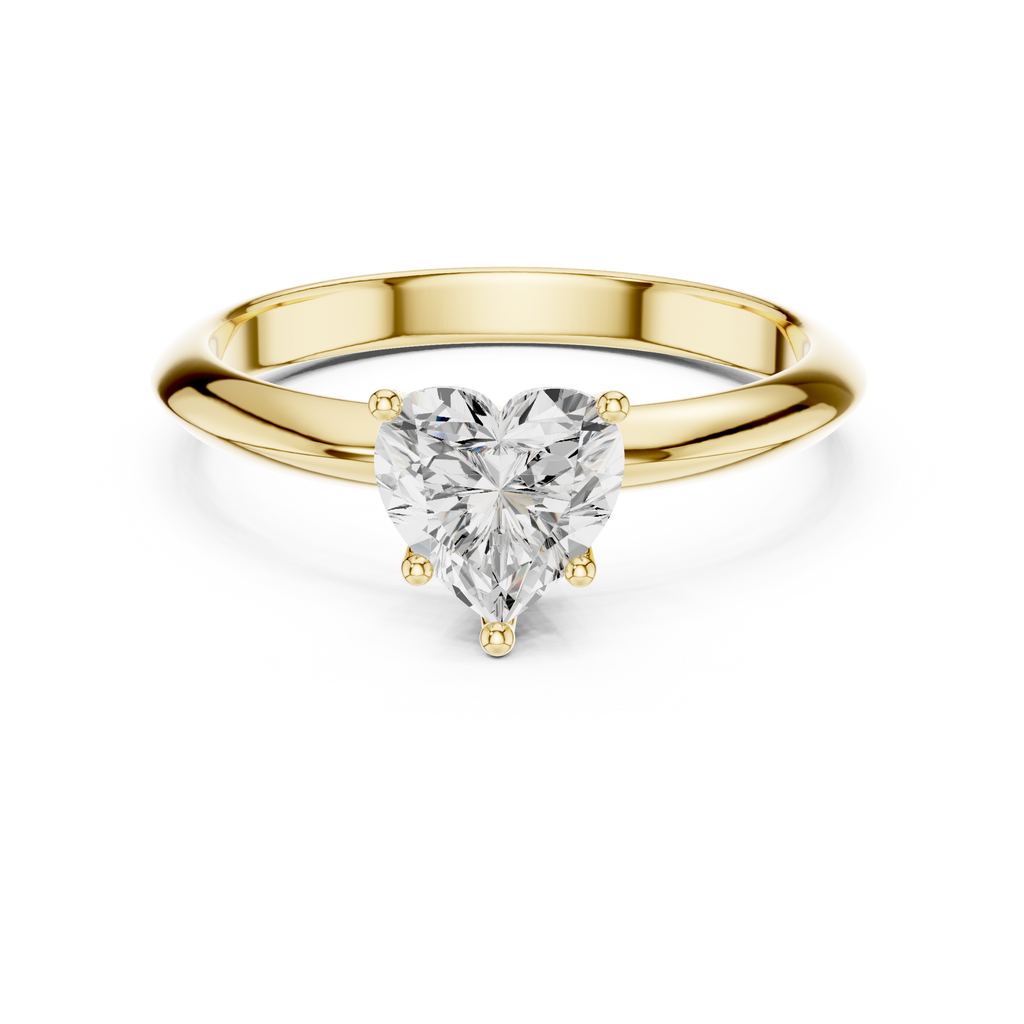 Avelisse Heart Solitaire Ring
