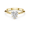 Avelisse Heart Solitaire Ring