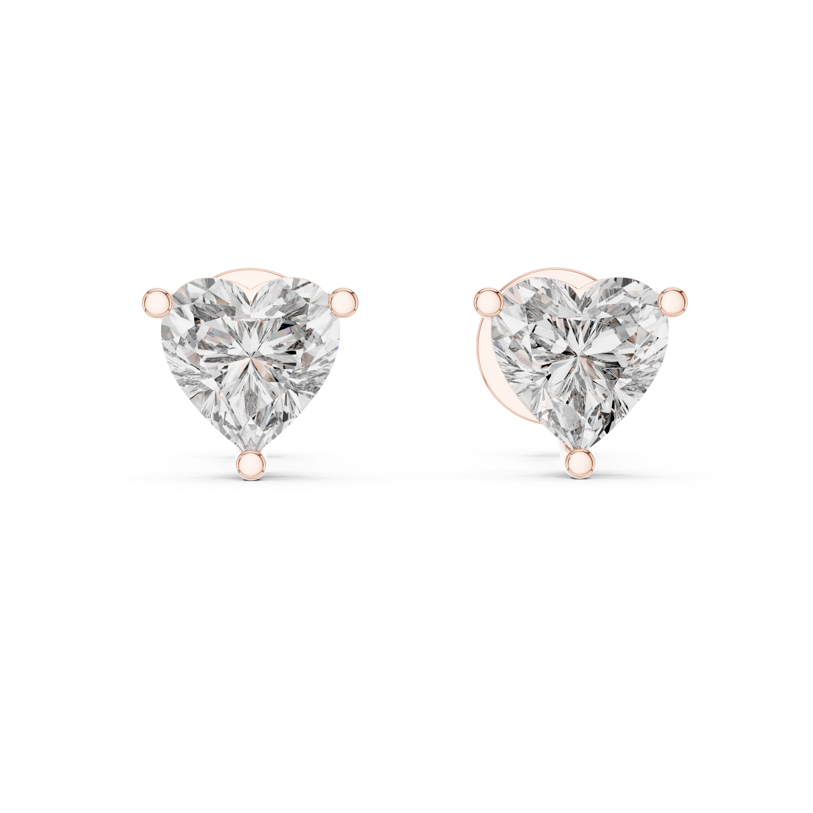 Heart Studs