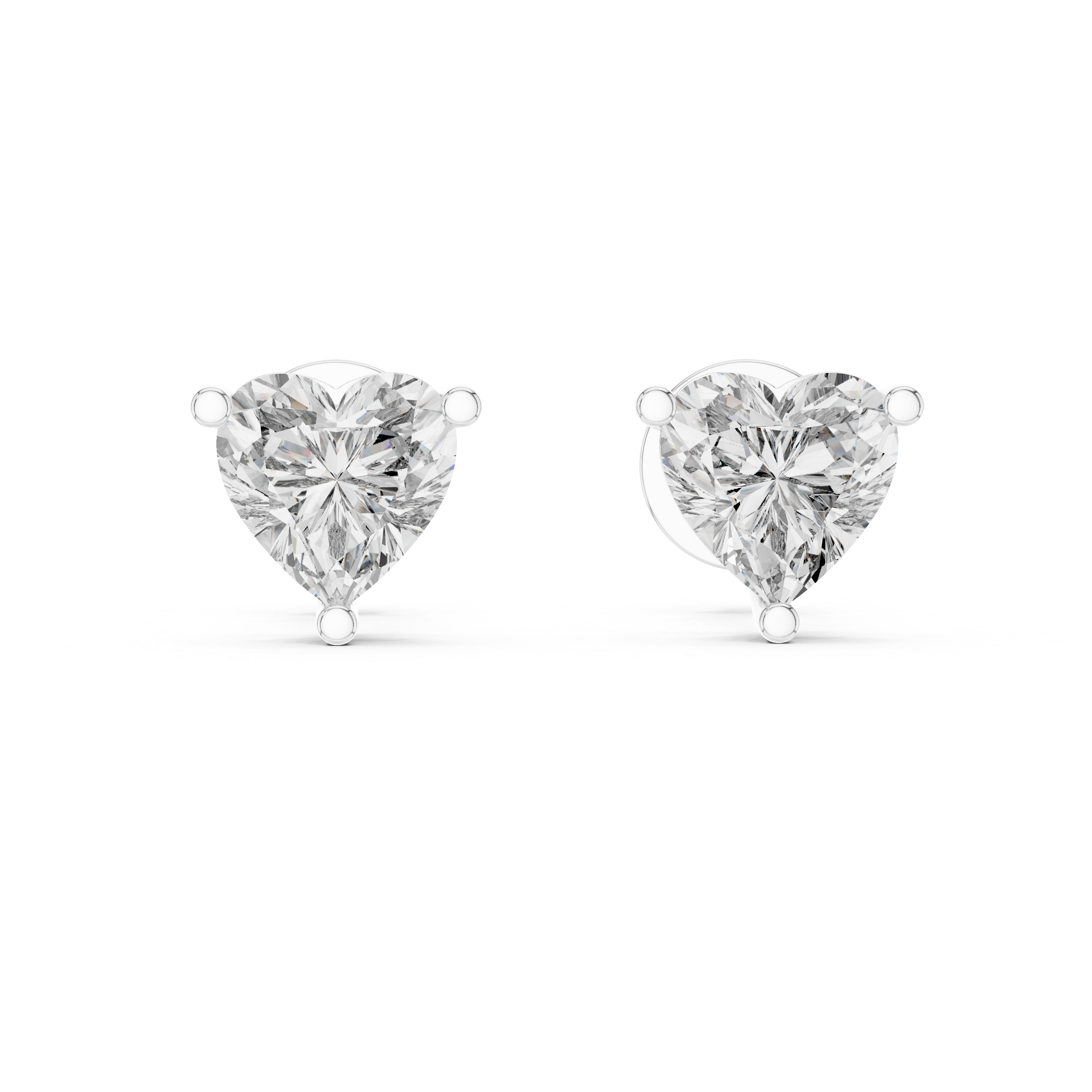 Heart Studs
