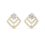 Chevron Luxe Studs