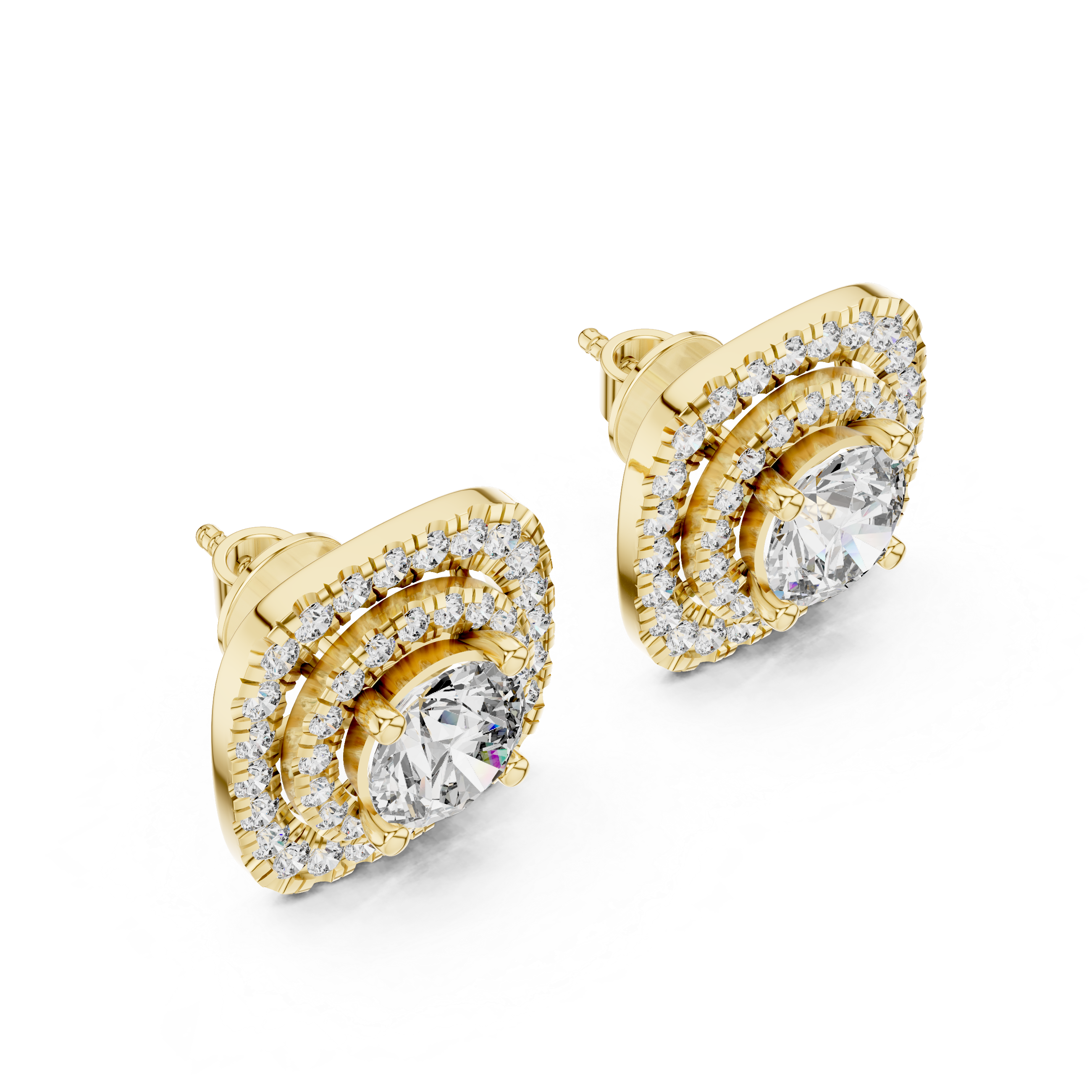 Grand Halo Studs