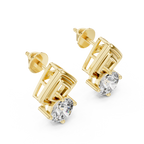 Diamond Frame Studs