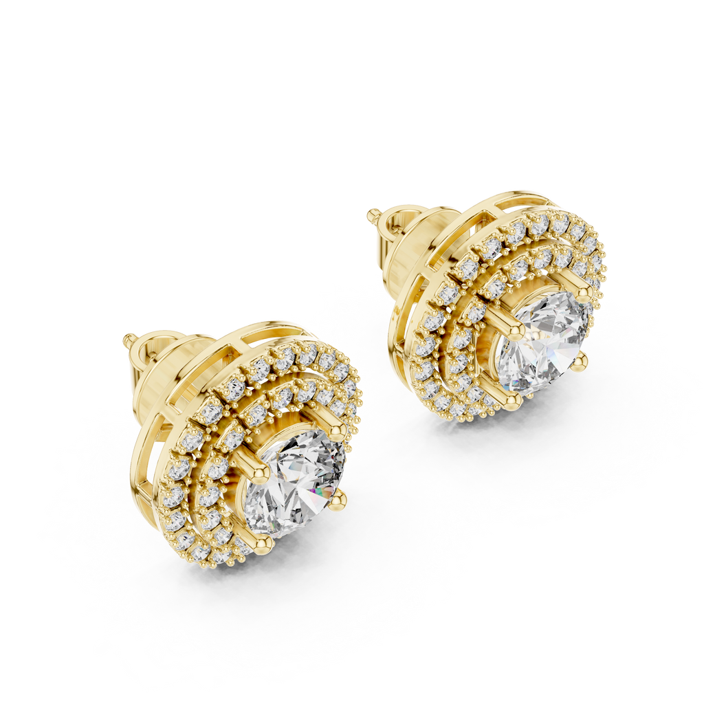 Sunburst Halo Studs
