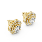 Sunburst Halo Studs