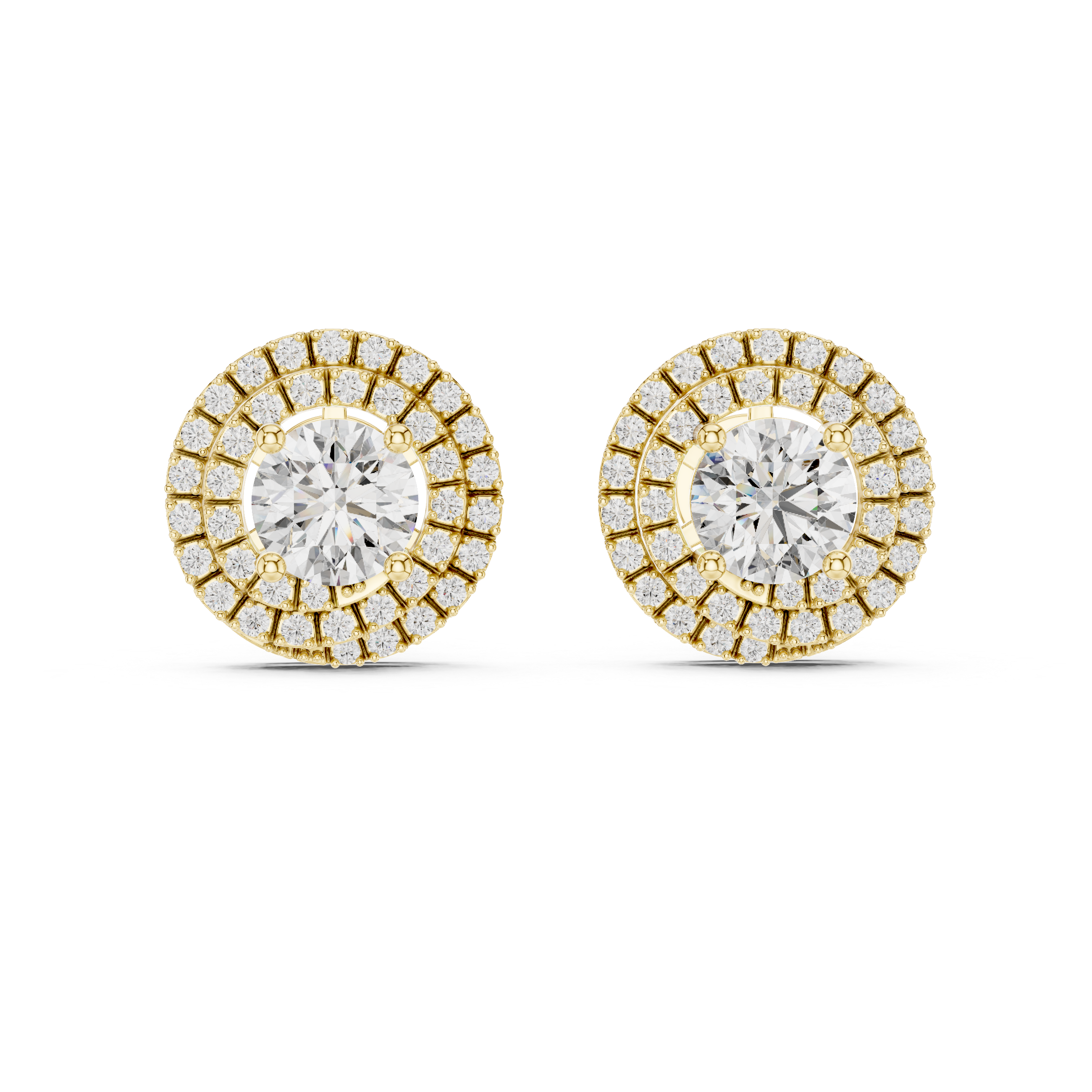 Sunburst Halo Studs