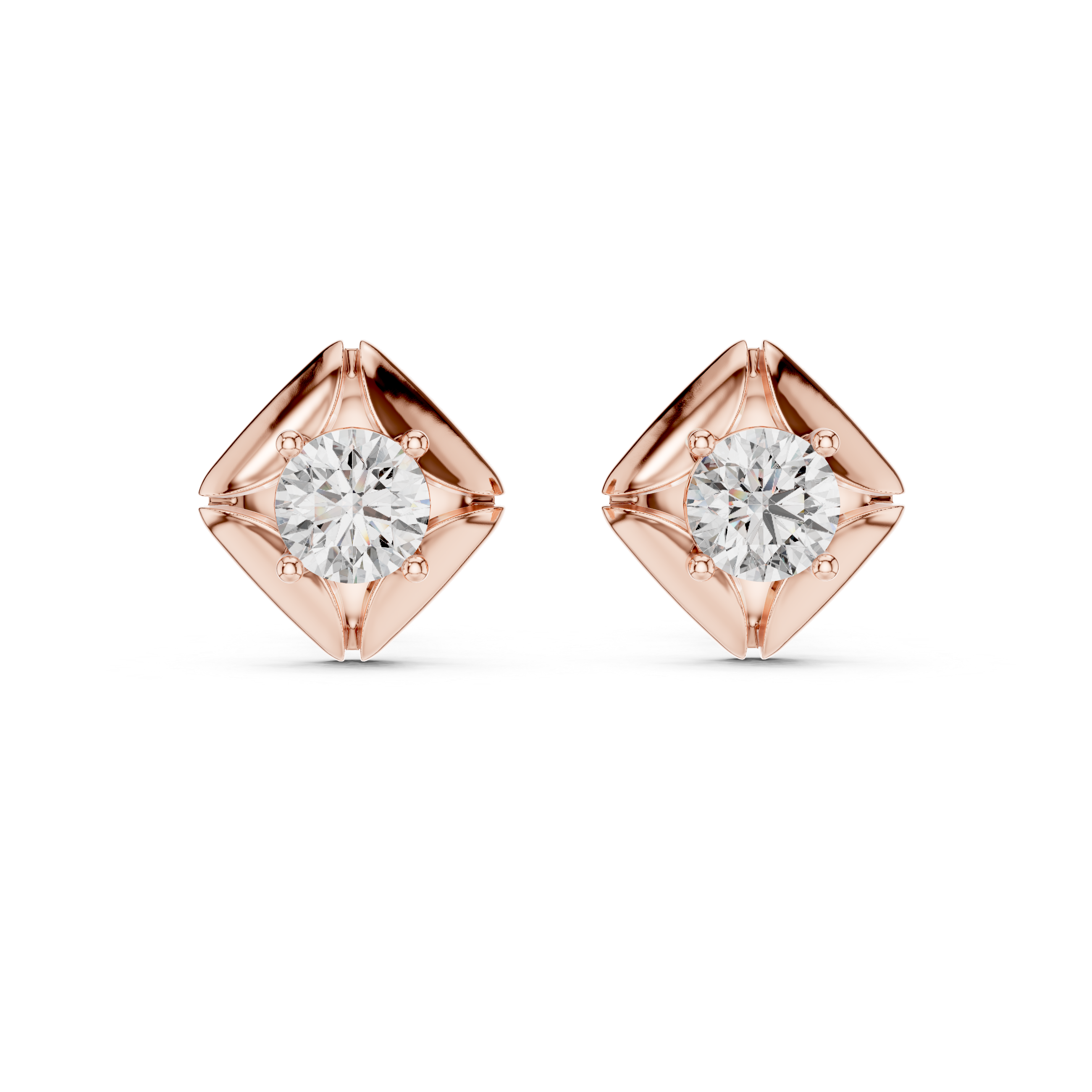 Compass Bloom Studs