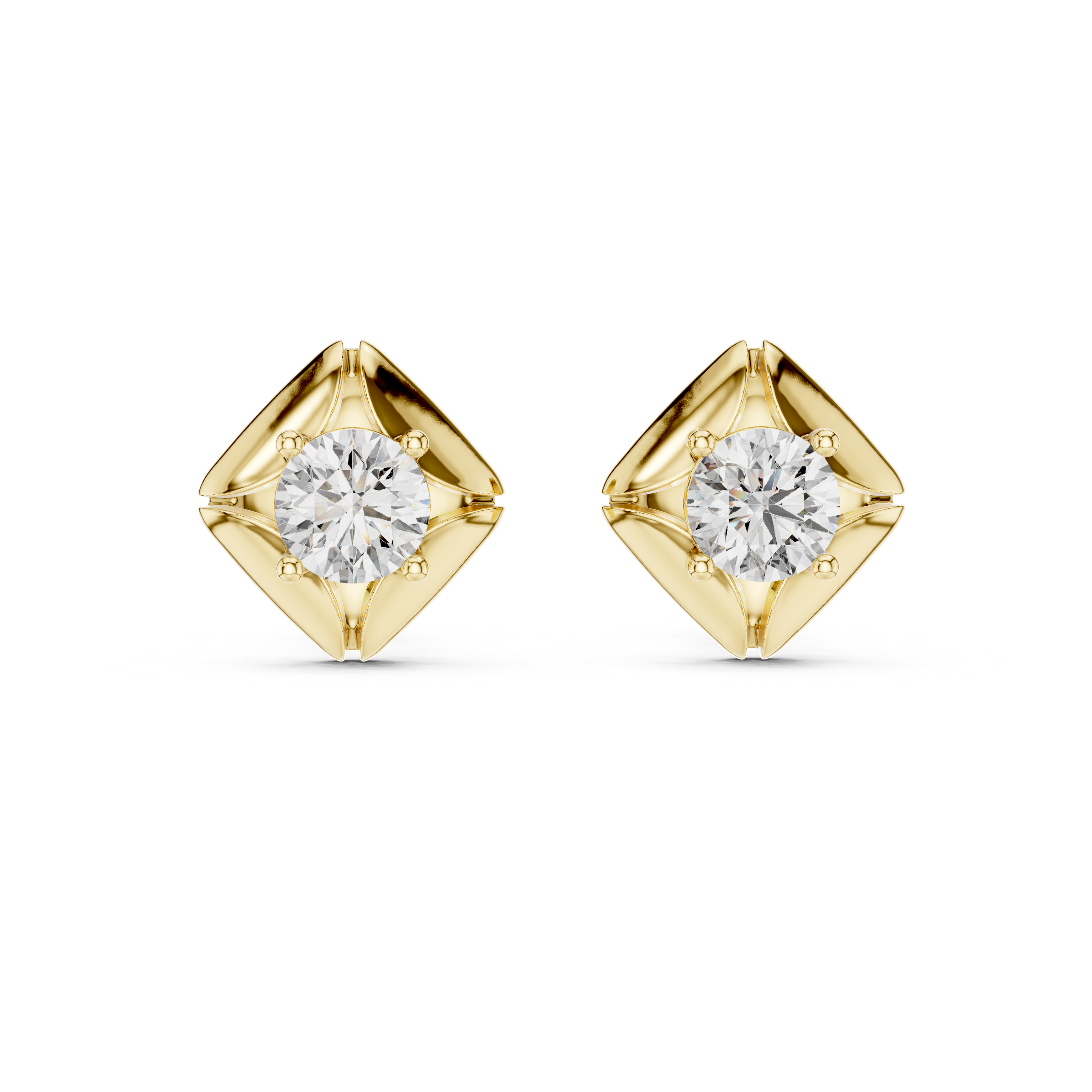 Compass Bloom Studs
