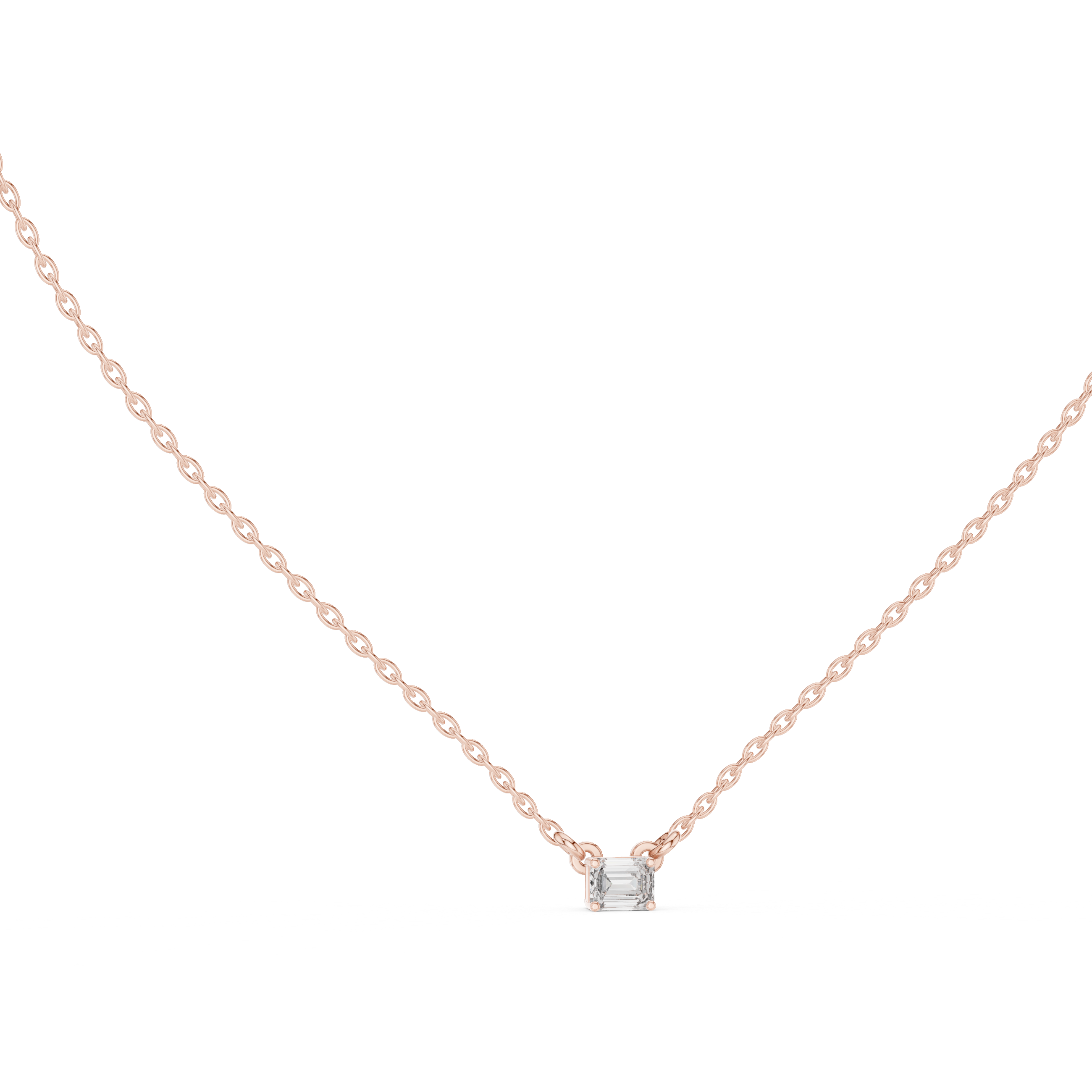 Radiant Emerald Necklace