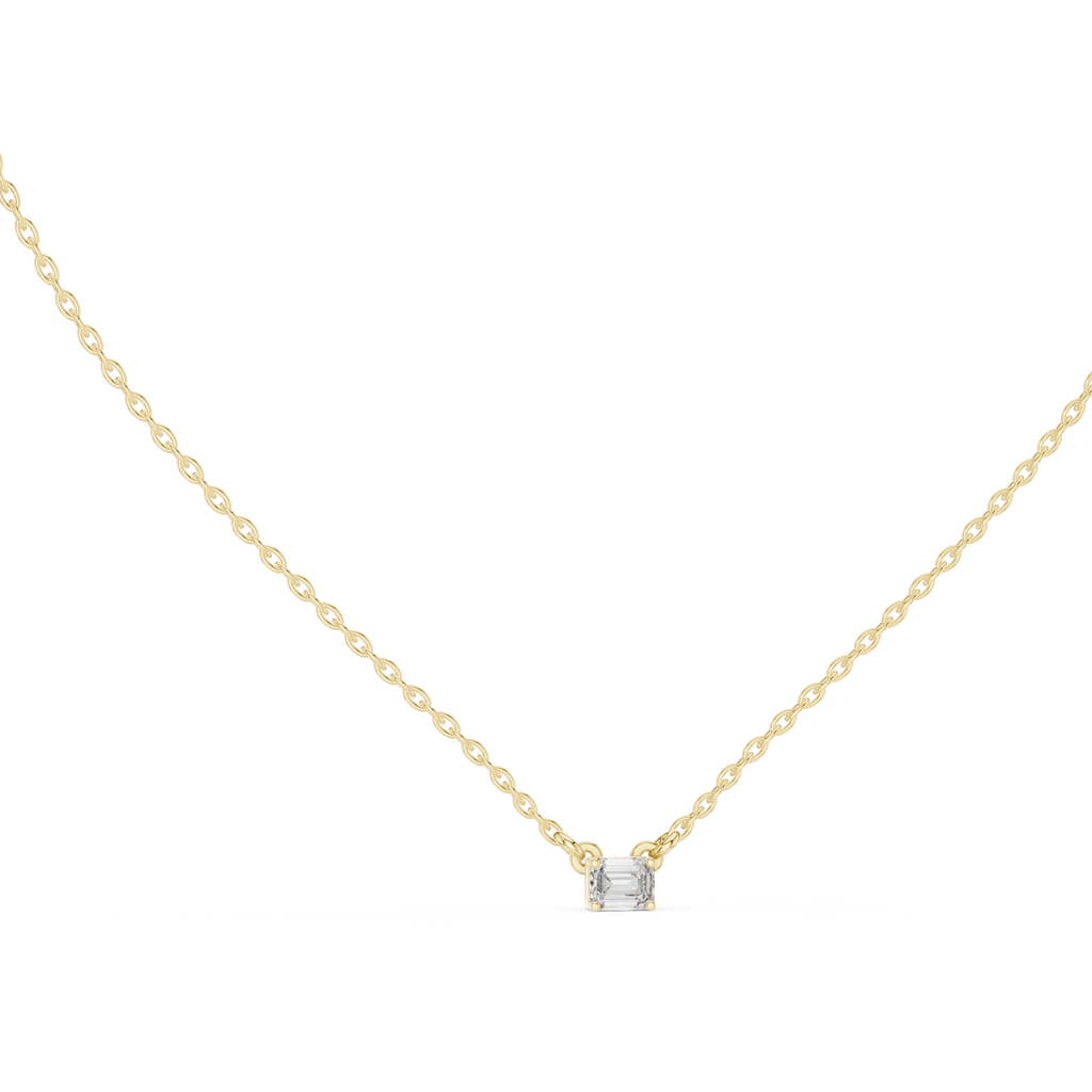 Radiant Emerald Necklace