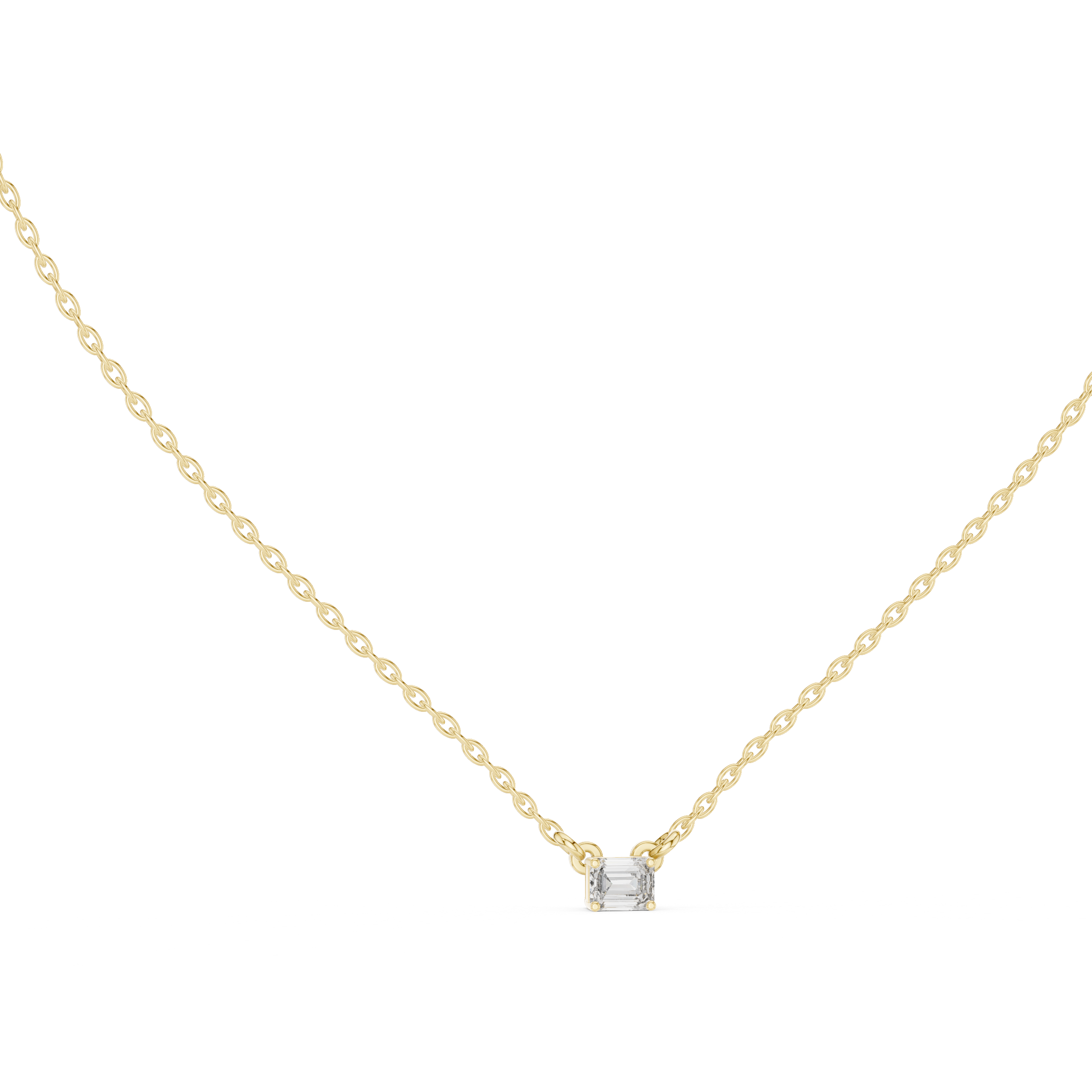 Radiant Emerald Necklace