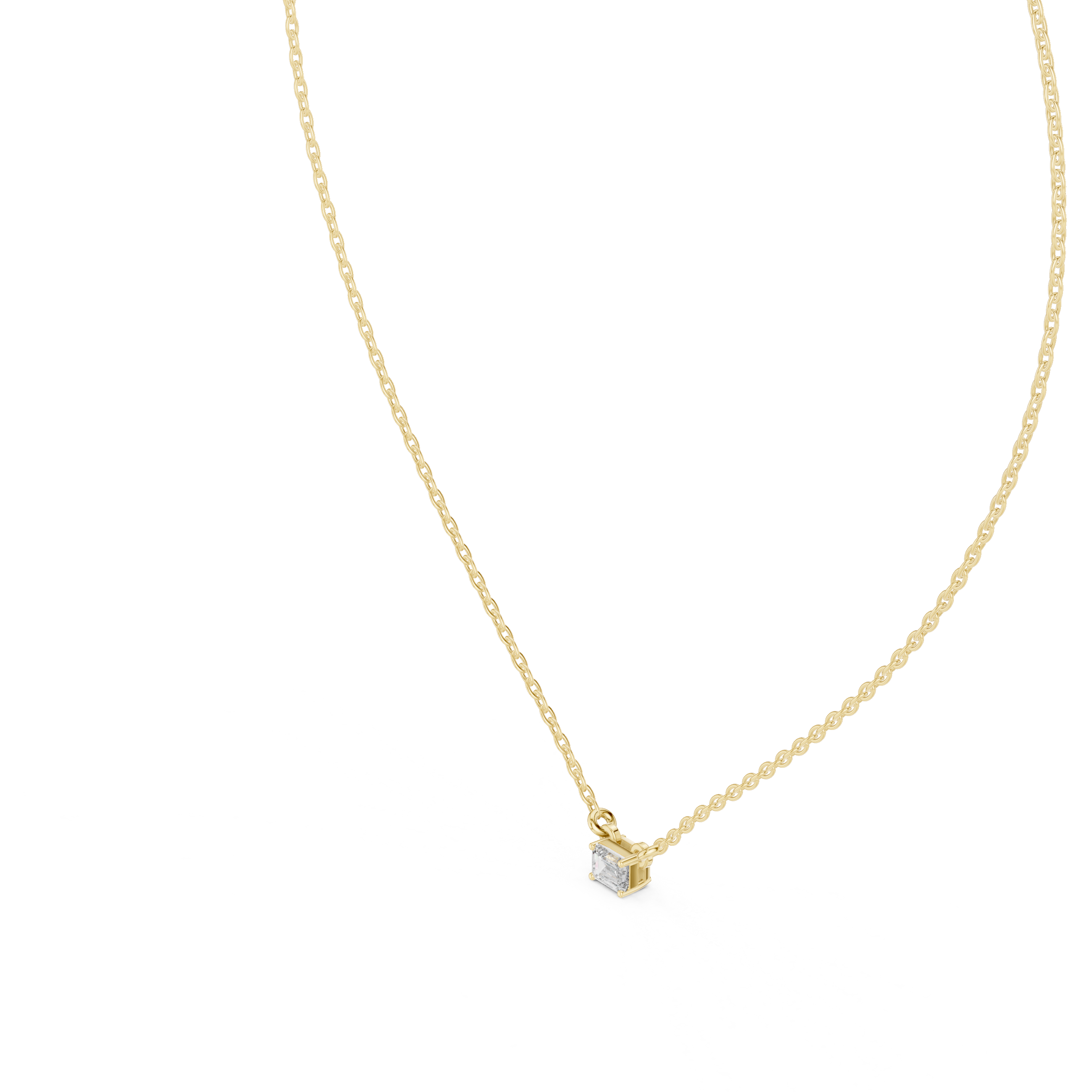 Radiant Emerald Necklace
