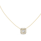 Rosette Diamond Necklace