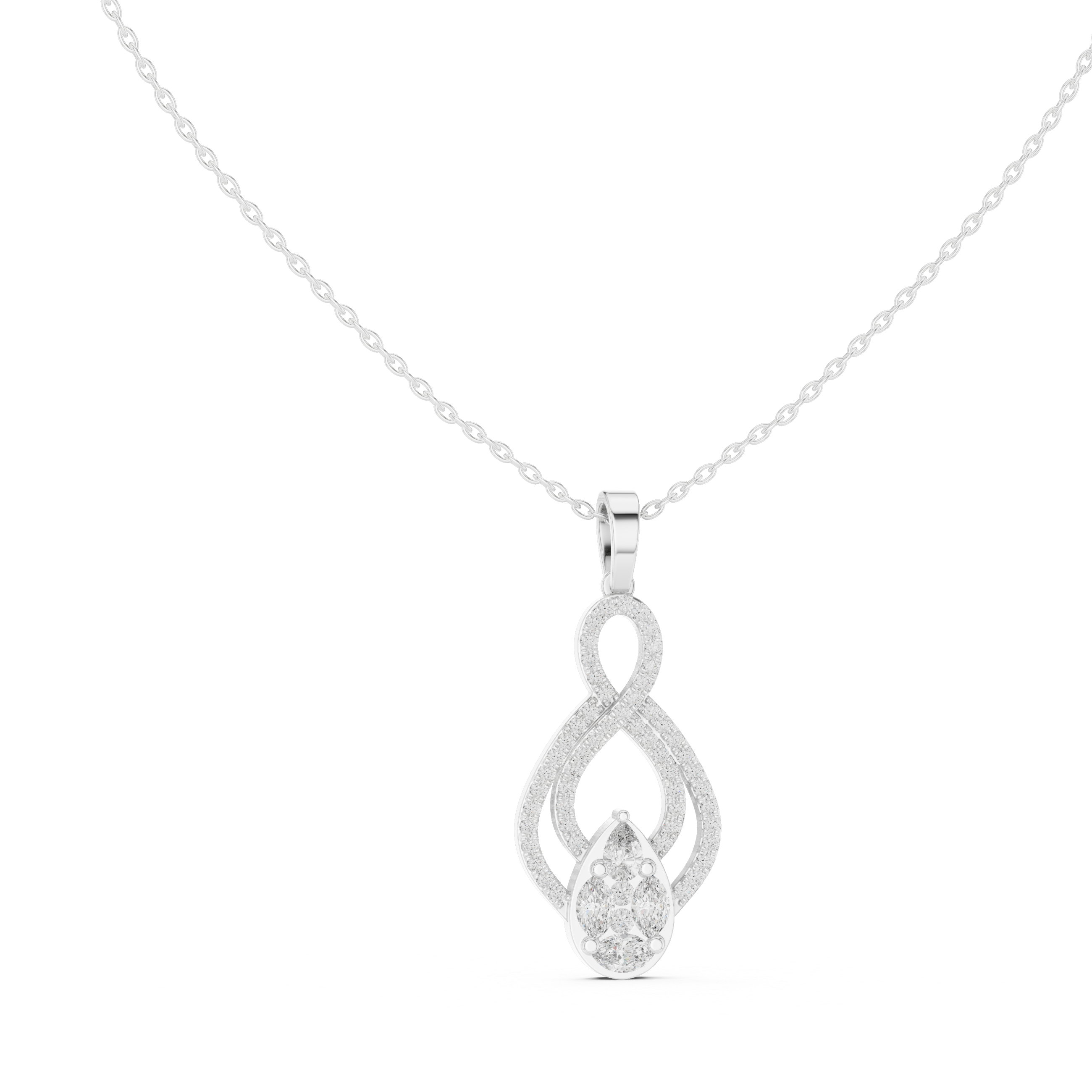 Amorette Teardrop Necklace