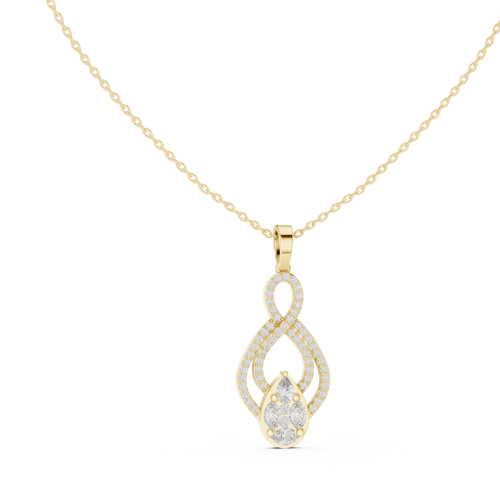 Amorette Teardrop Necklace