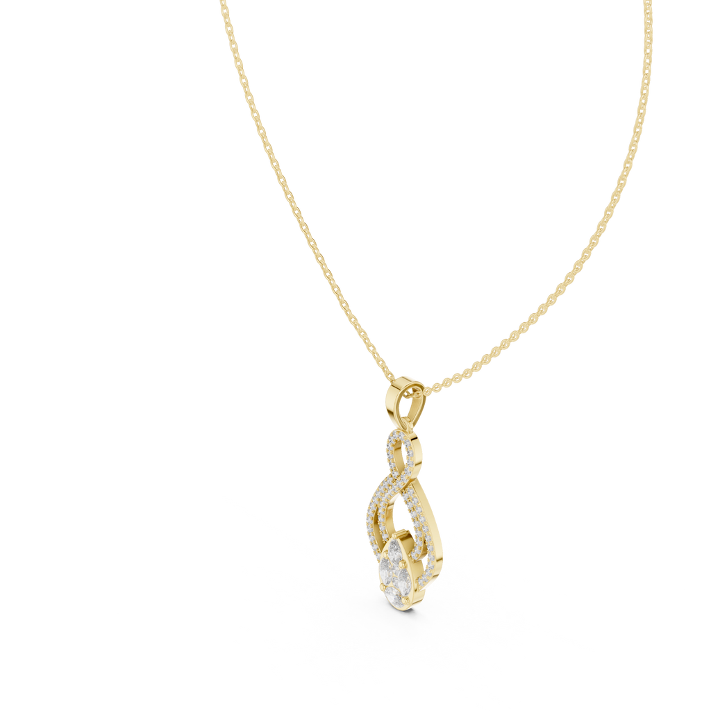 Amorette Teardrop Necklace