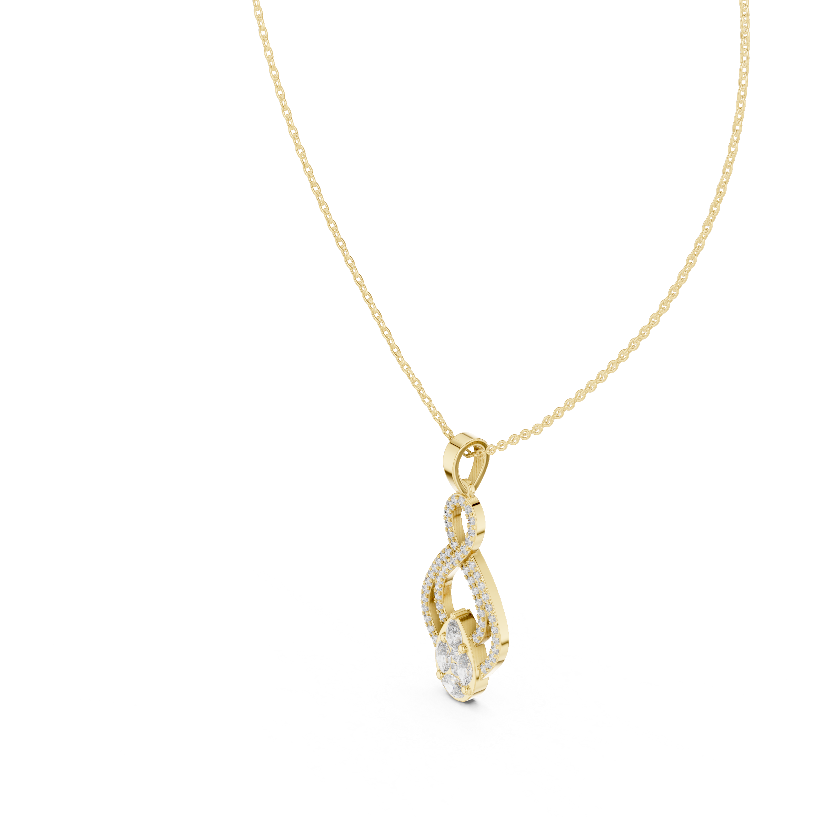 Amorette Teardrop Necklace