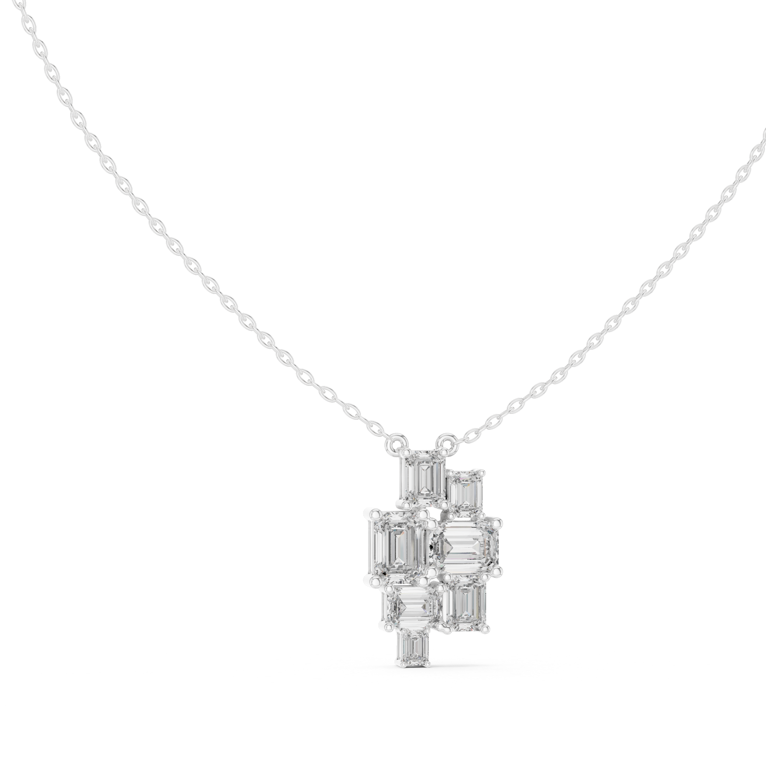 Emerald Mosaic Necklace