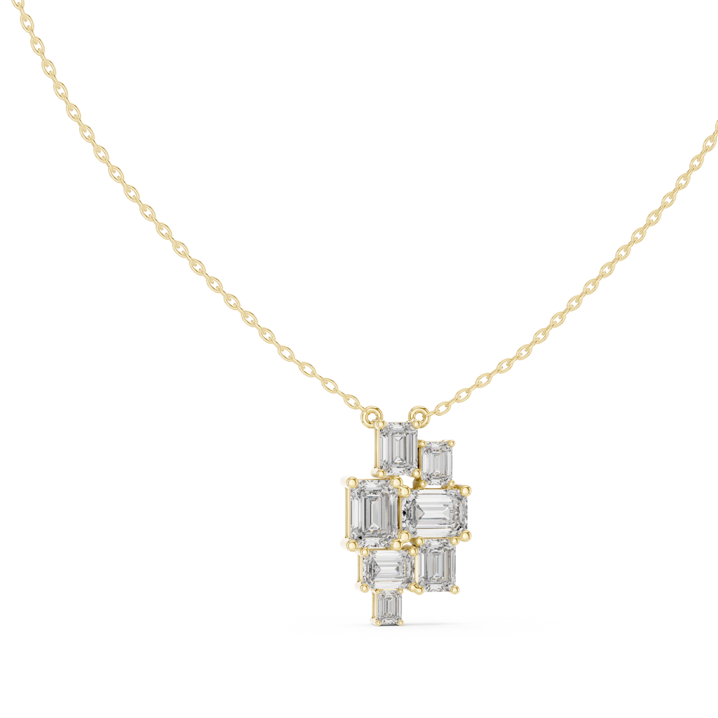 Emerald Mosaic Necklace