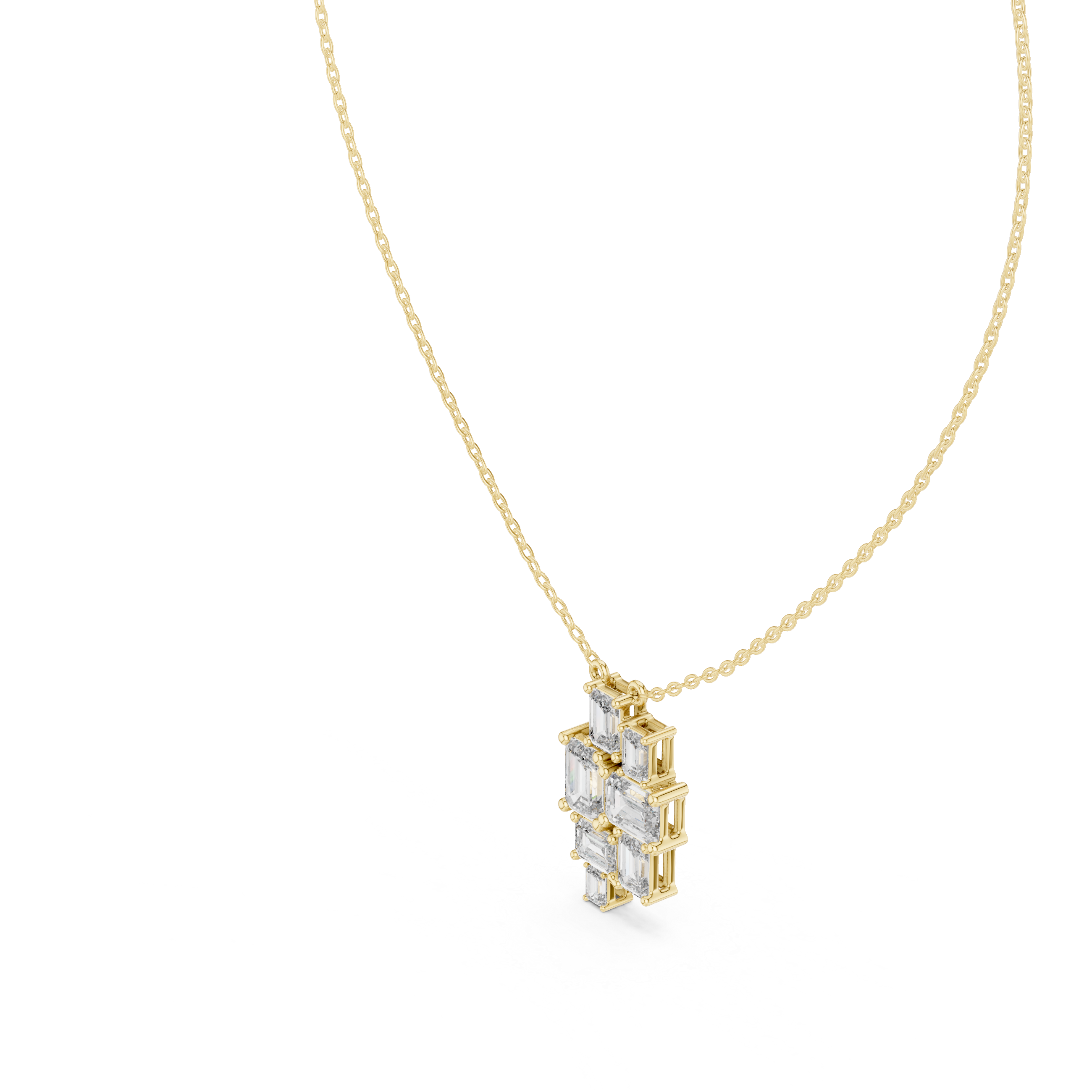 Emerald Mosaic Necklace