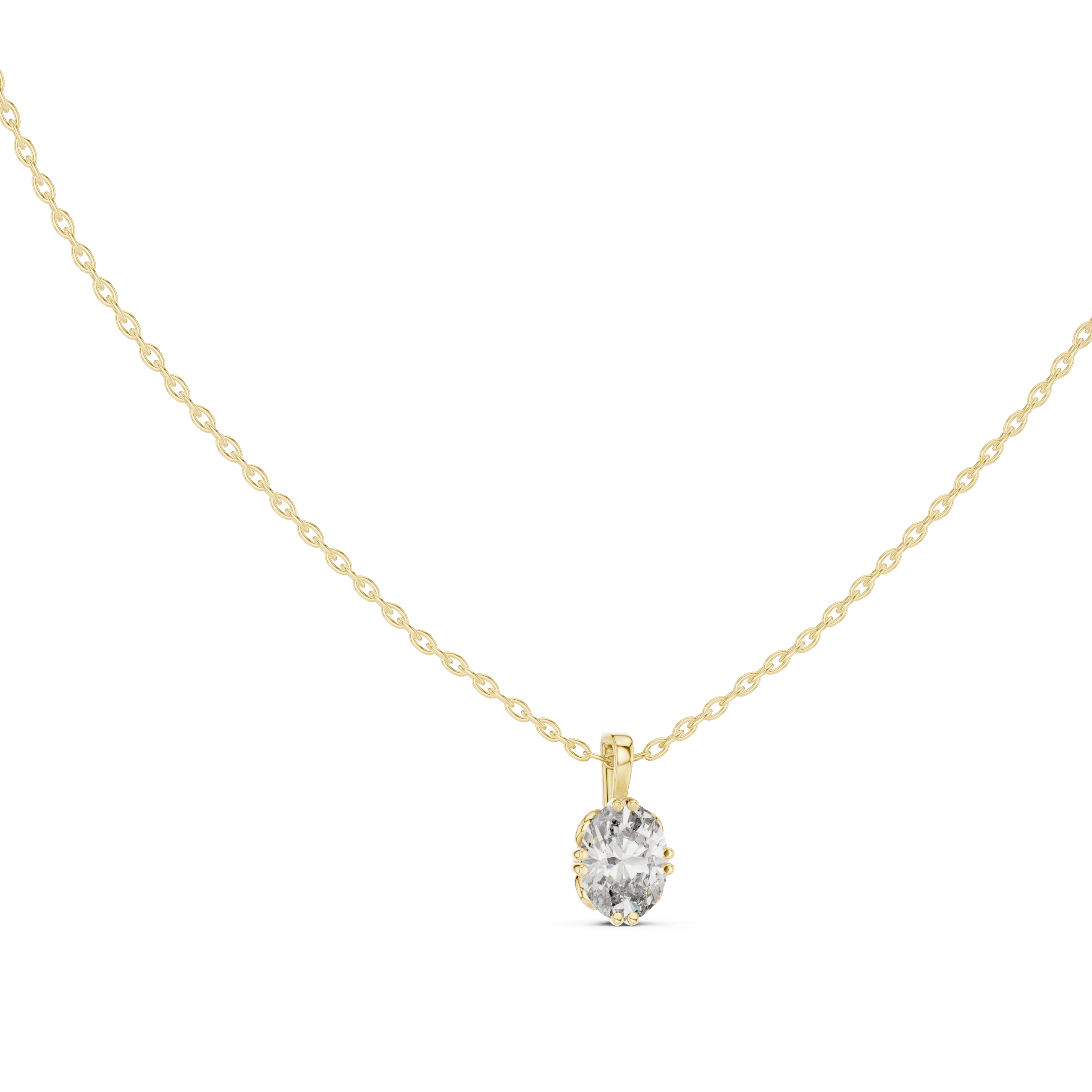 Elara Oval Necklace
